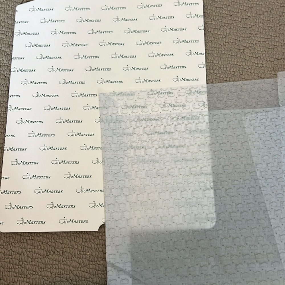 Masters thin cardboard and tissue paper